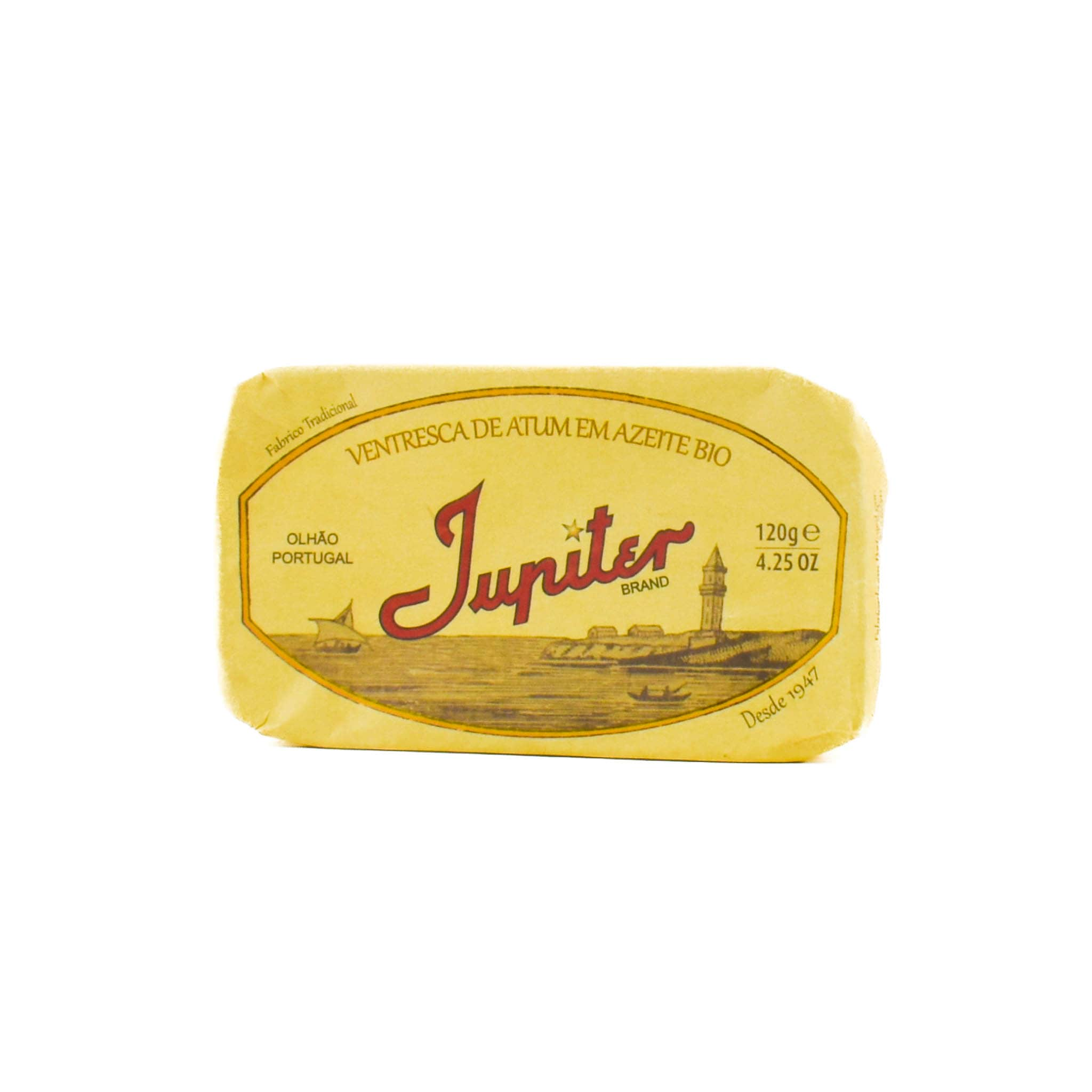 Jupiter Ventresca Tuna Belly in Organic Olive Oil, 120g