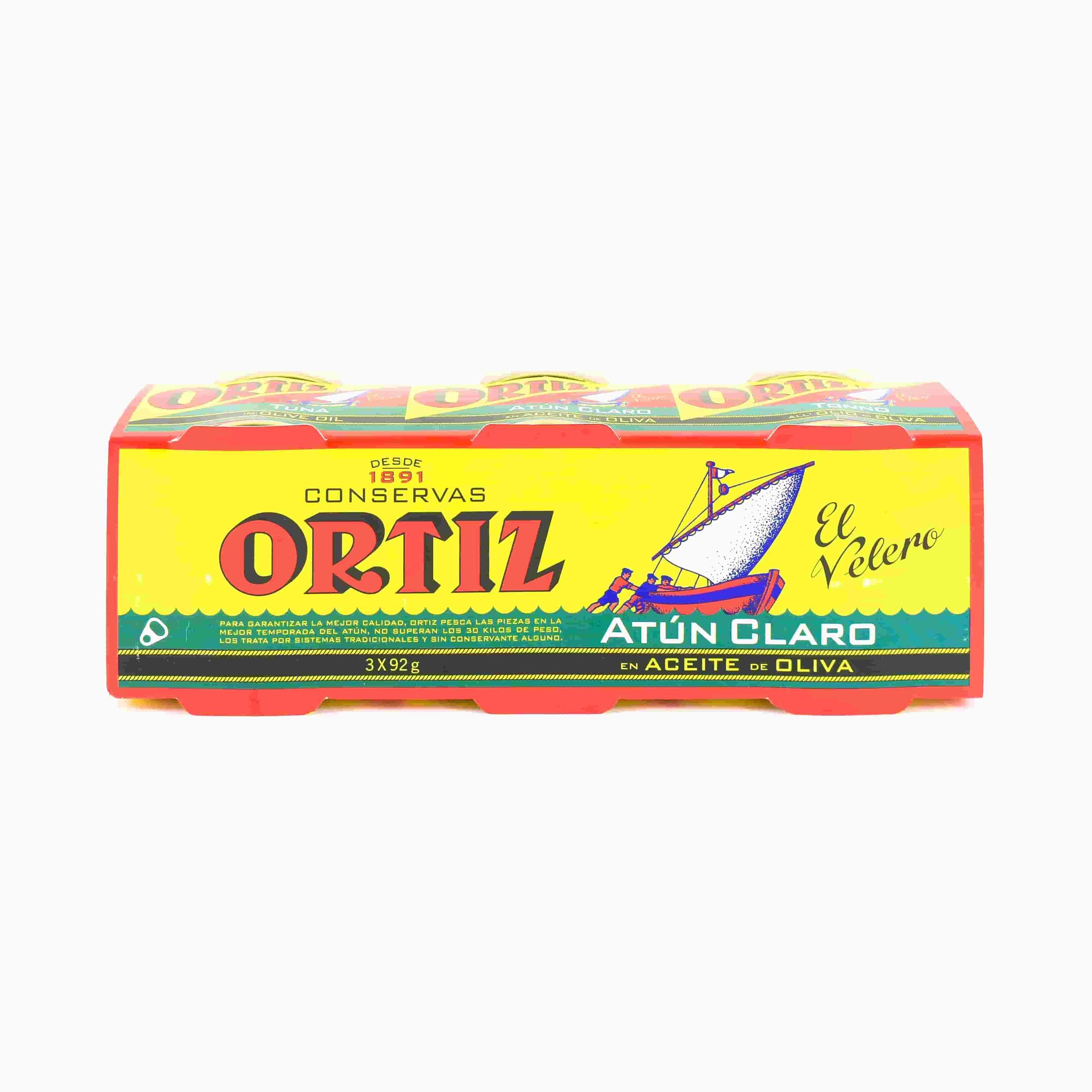 Ortiz Yellowfin Tuna in Olive Oil 3 x 92g multi pack