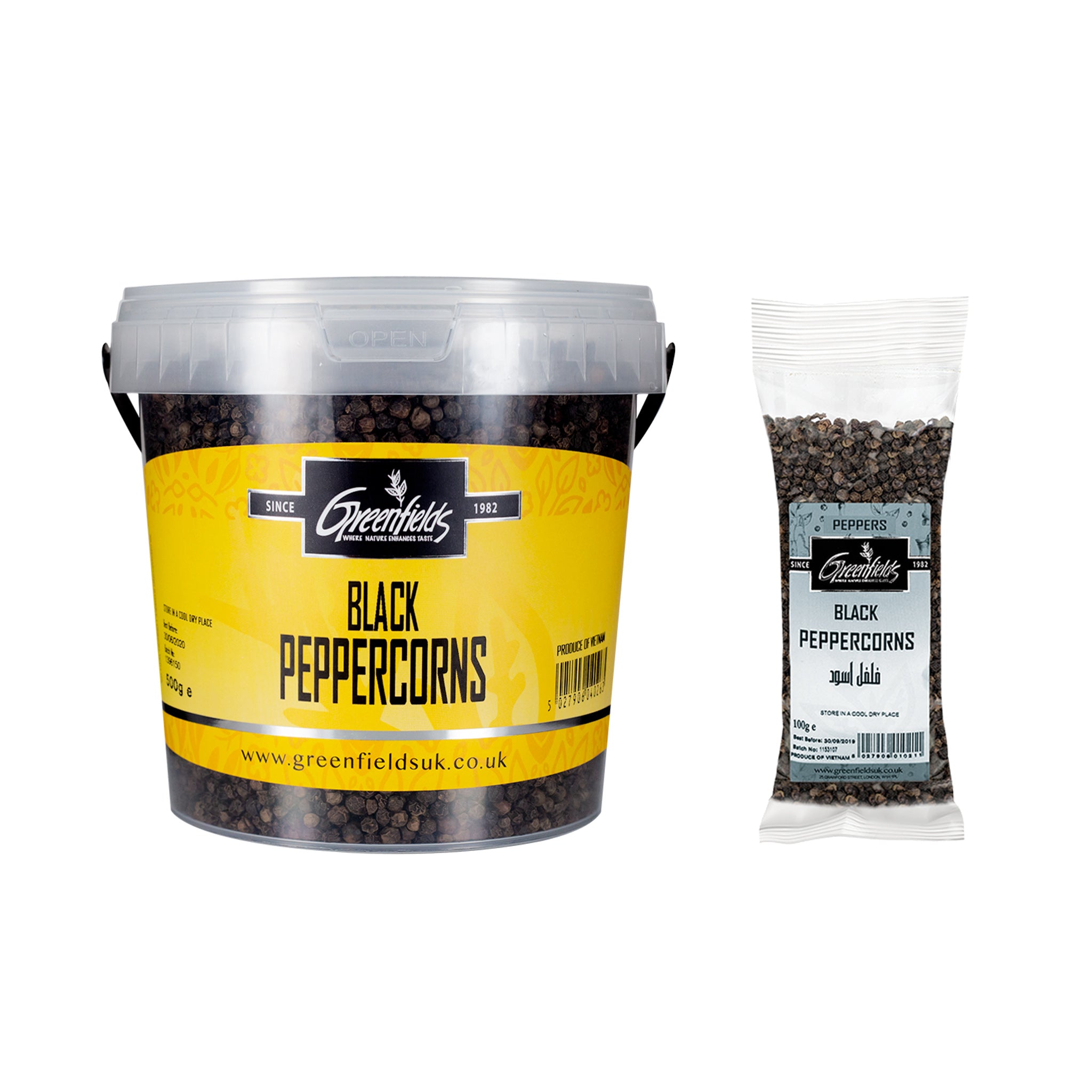 Greenfields Black Peppercorns