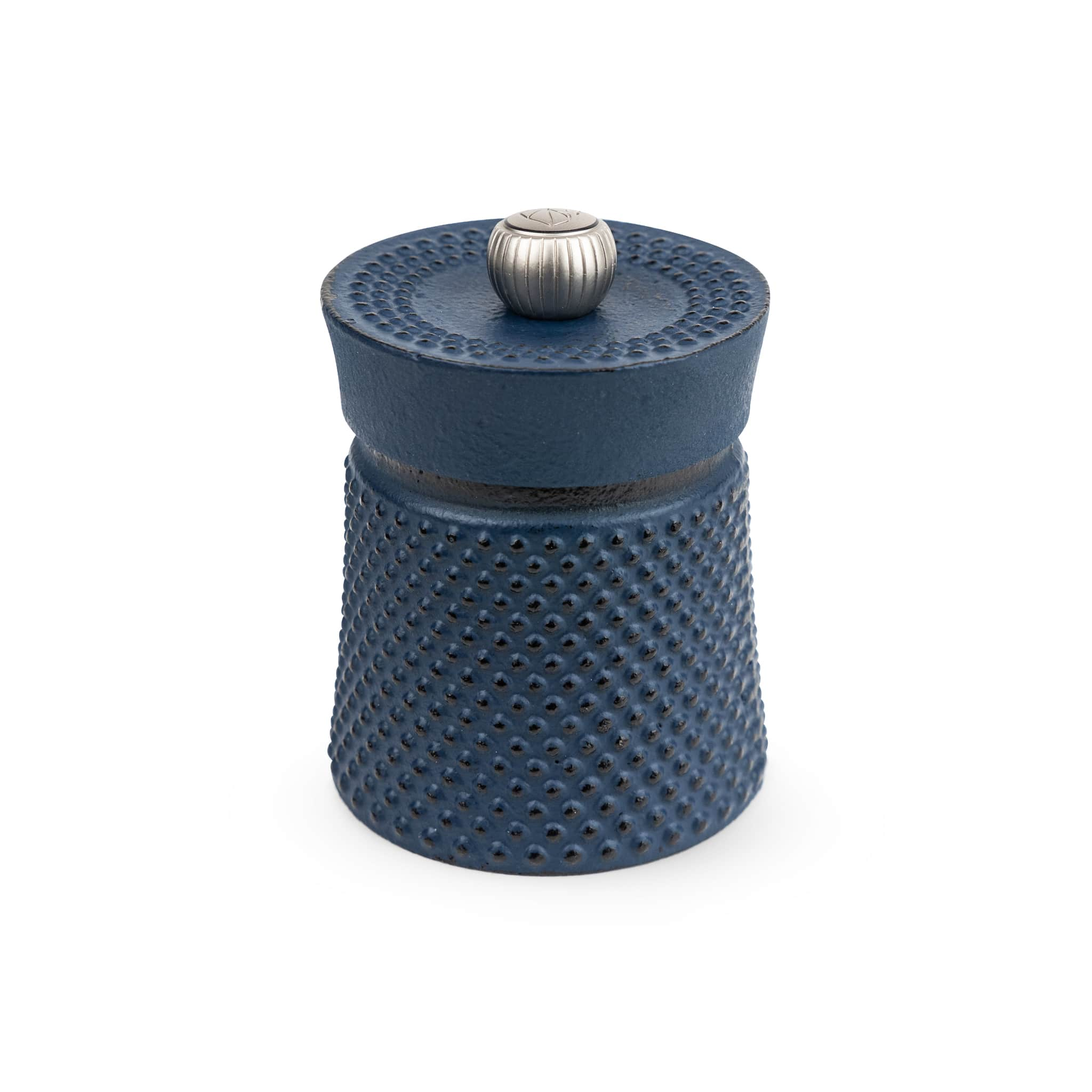 Peugeot Bali Fonte Cast Iron Pepper Mill Blue 8cm