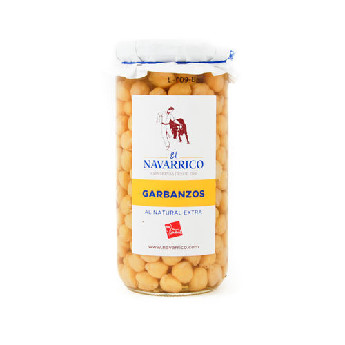 Brindisa Navarrico Garbanzos Chickpeas 660g Ingredients Tofu & Beans & Pulses Spanish Food