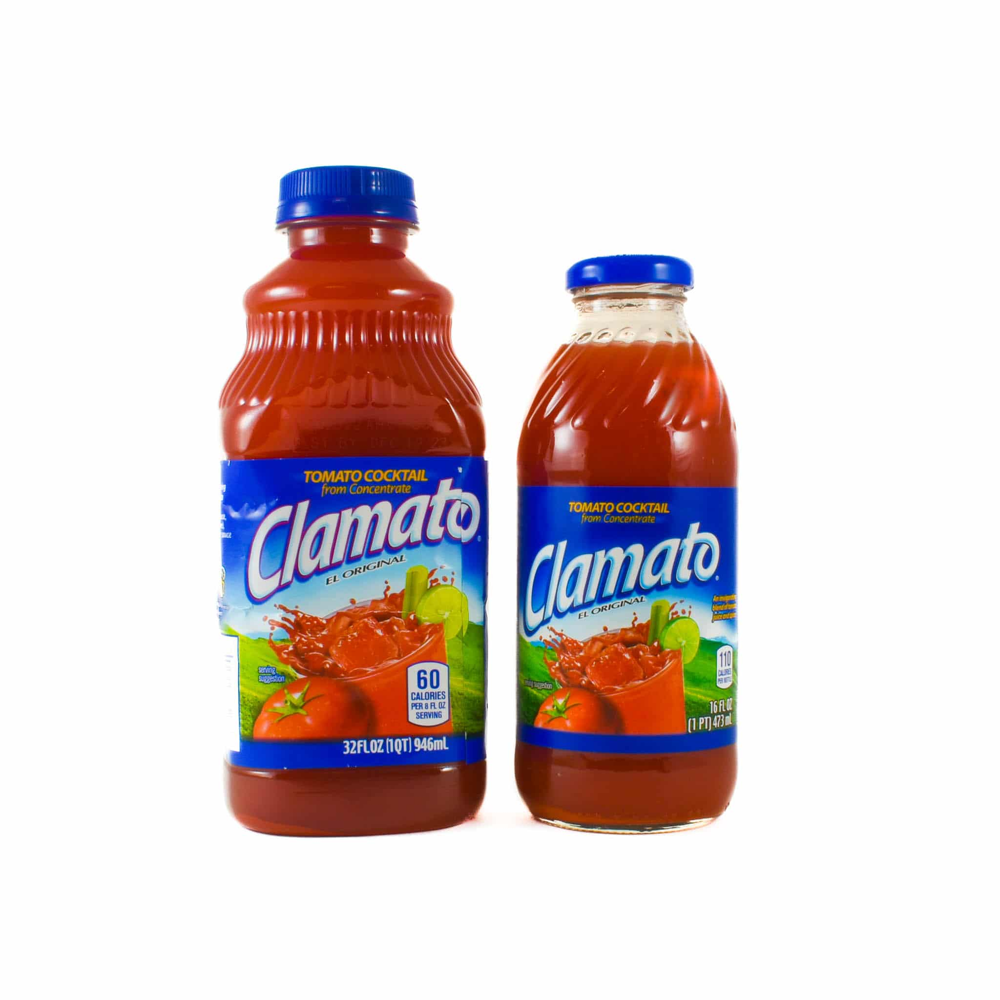 Clamato Tomato Cocktail Glass Bottle