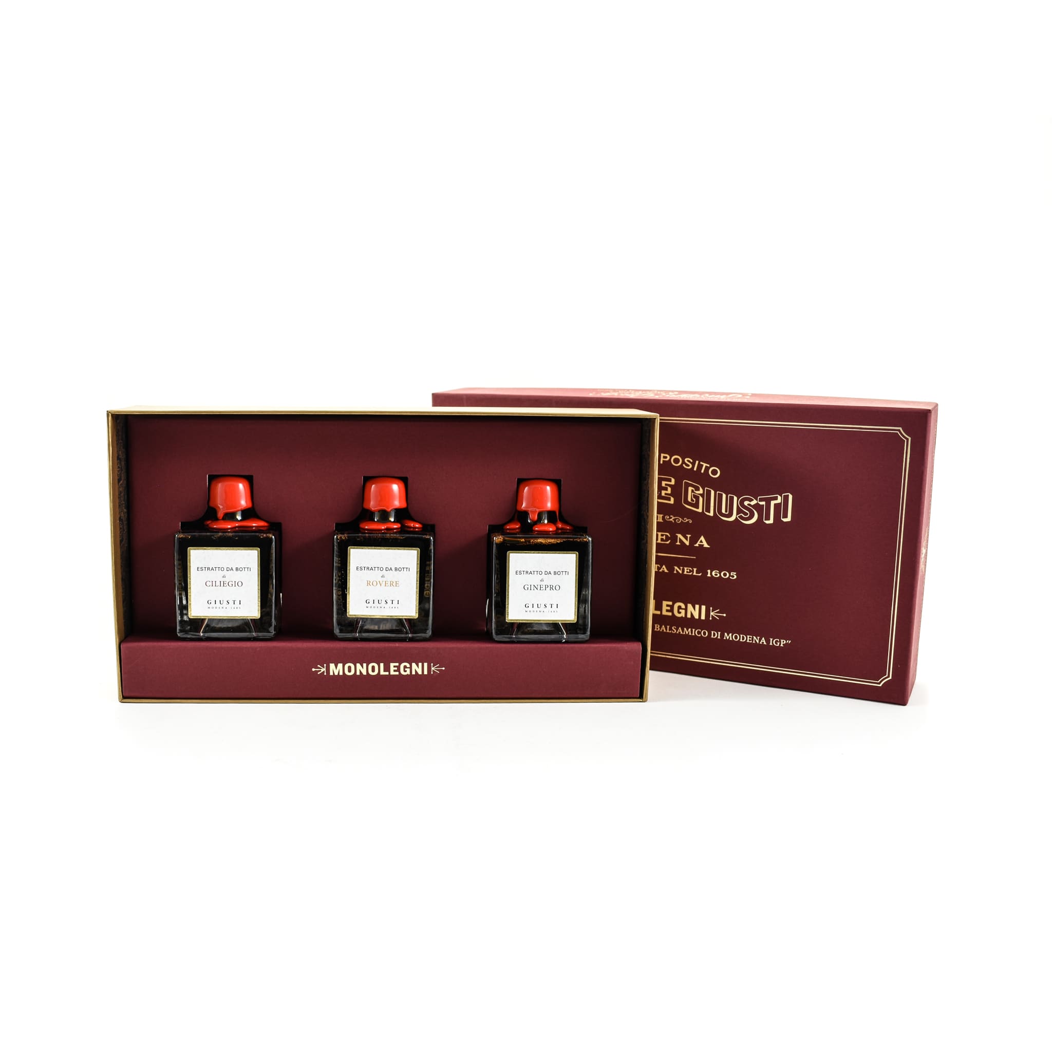 Giuseppe Giusti Single Wood Aged Balsamic Vinegar Collection