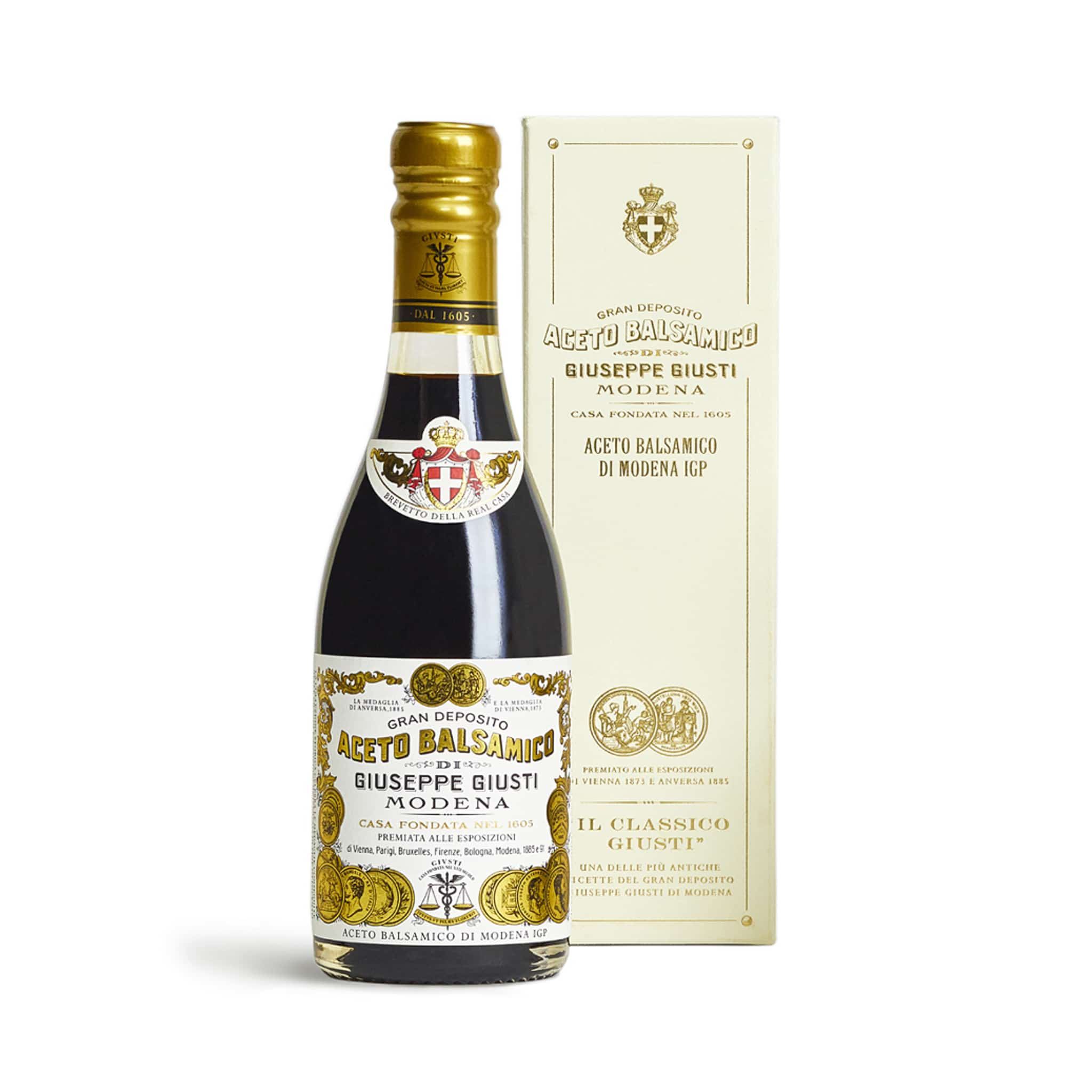 Giuseppe Giusti 2 Gold Medal Balsamic Vinegar 8 Year Aged, 250ml