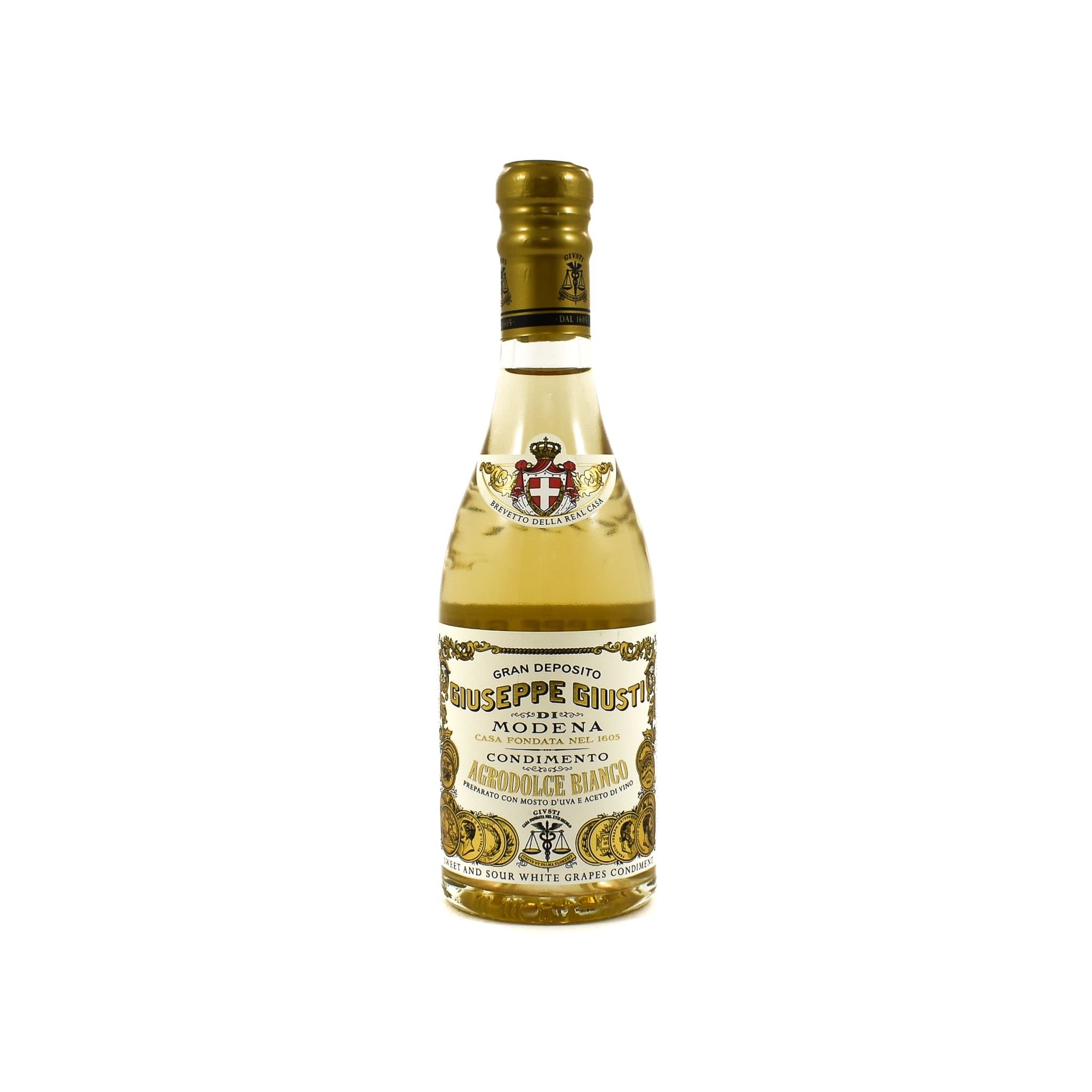 Giuseppe Giusti Sweet & Sour White Balsamic Condiment 5 Year Aged 250ml