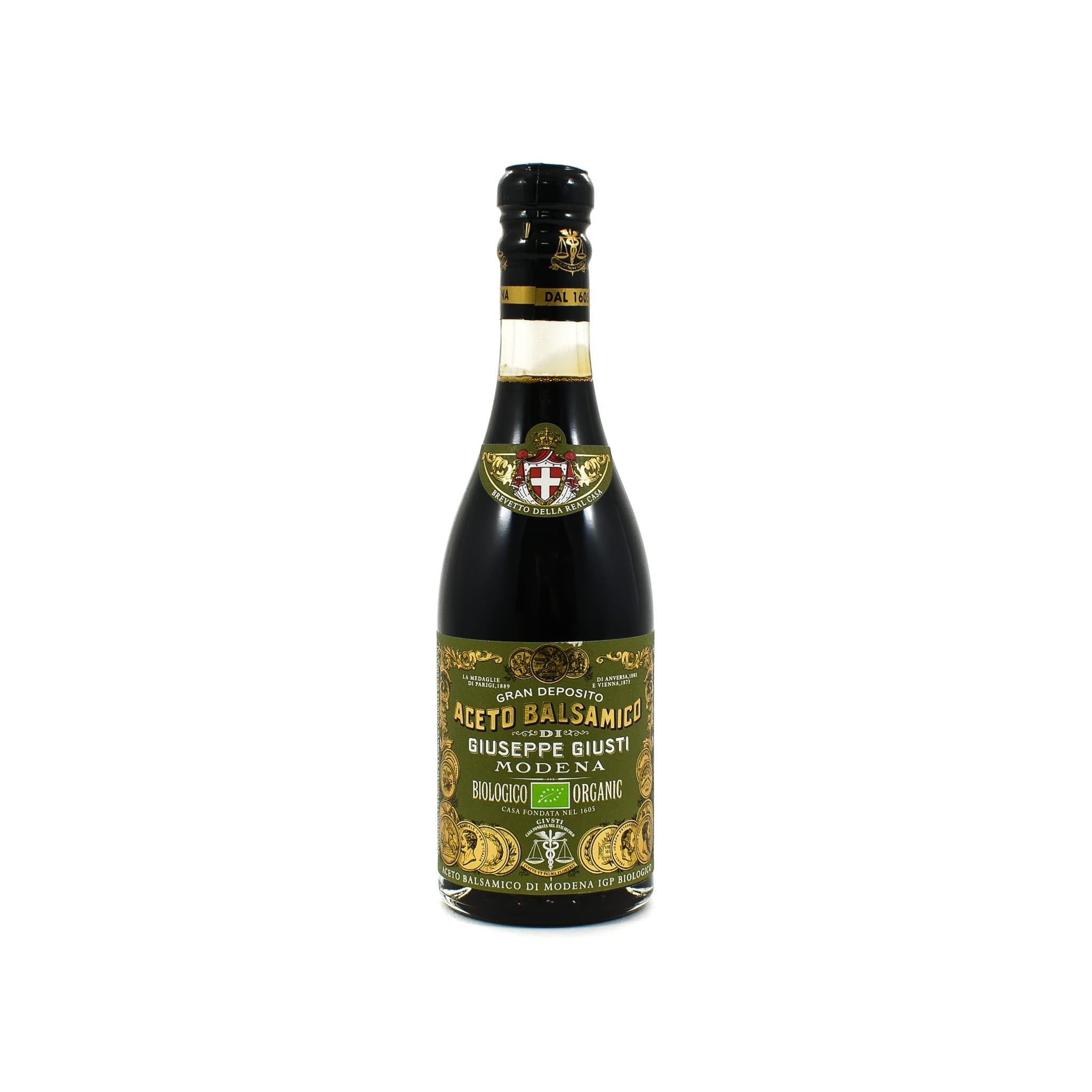 Giuseppe Giusti Organic 3 Gold Medal Balsamic Vinegar 12 Year Aged 250ml