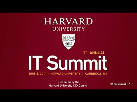 Harvard IT Summit 2017: Afternoon Closing and Keynote by Karim R. Lakhani