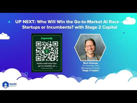 “Who Will Win the Go-to-Market AI Race — Startups or Incumbents?” with Stage 2 Capital Mark Roberge