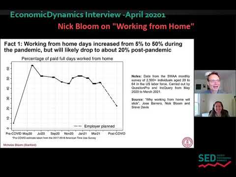 EconomicDynamics Interview: Nick Bloom on "Working From Home (WFH)"
