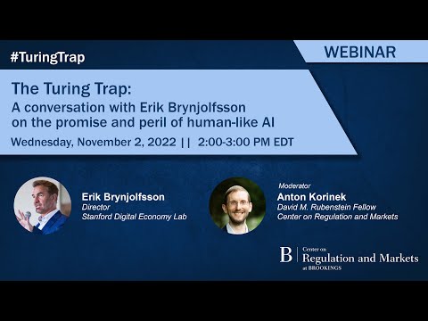 The Turing Trap: A conversation with Erik Brynjolfsson on the promise and peril of human-like AI