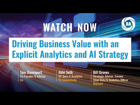 Driving Business Value with an Explicit Analytics and AI Strategy