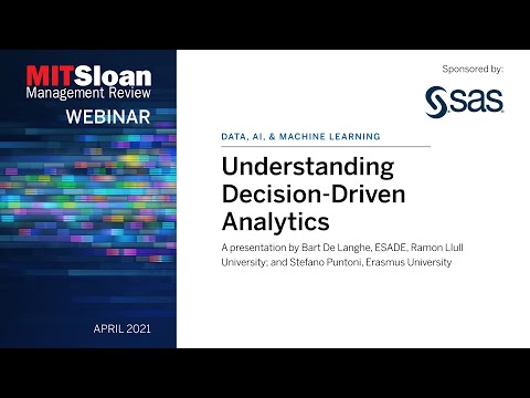 Understanding Decision-Driven Analytics