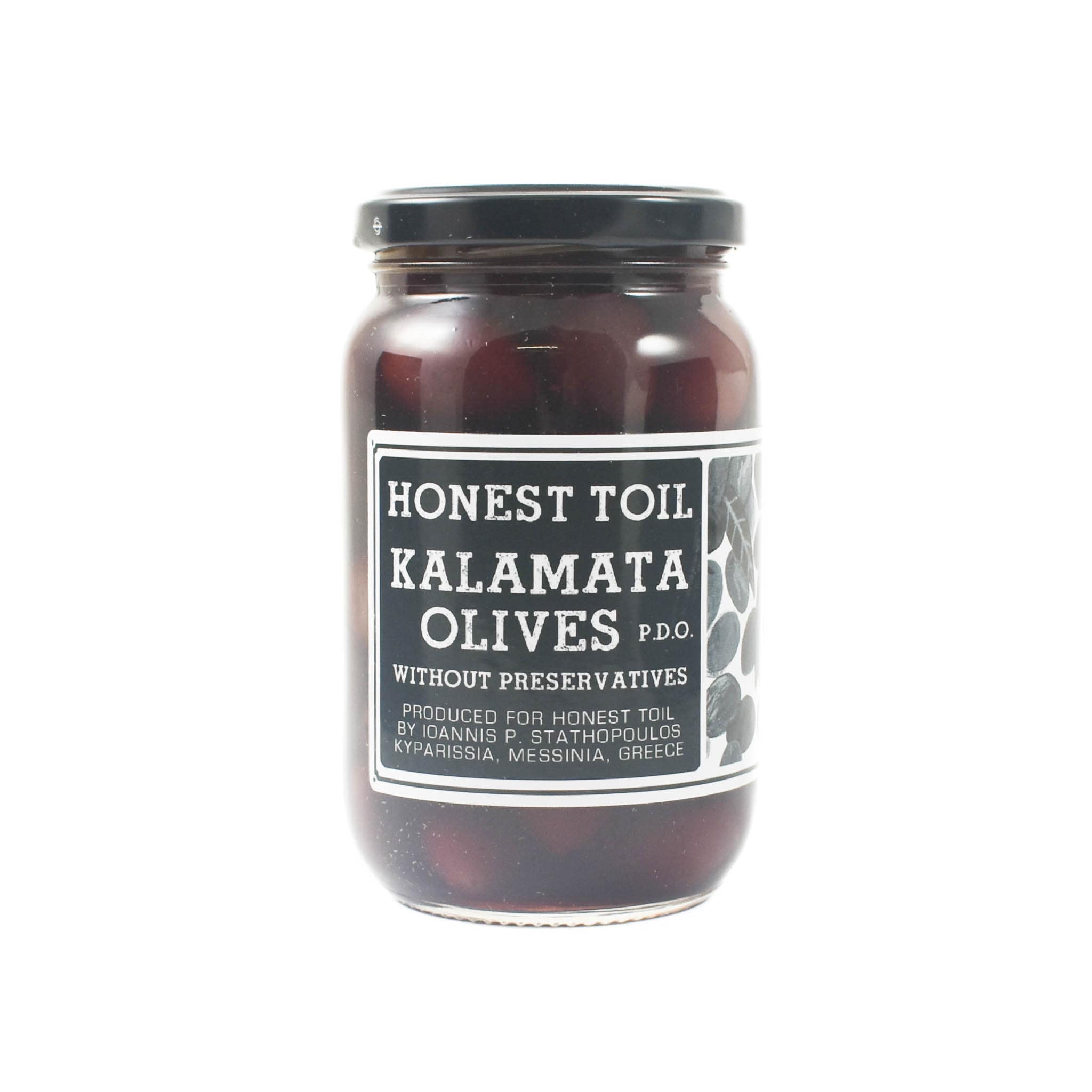 Honest Toil Kalamata Olives, 215g