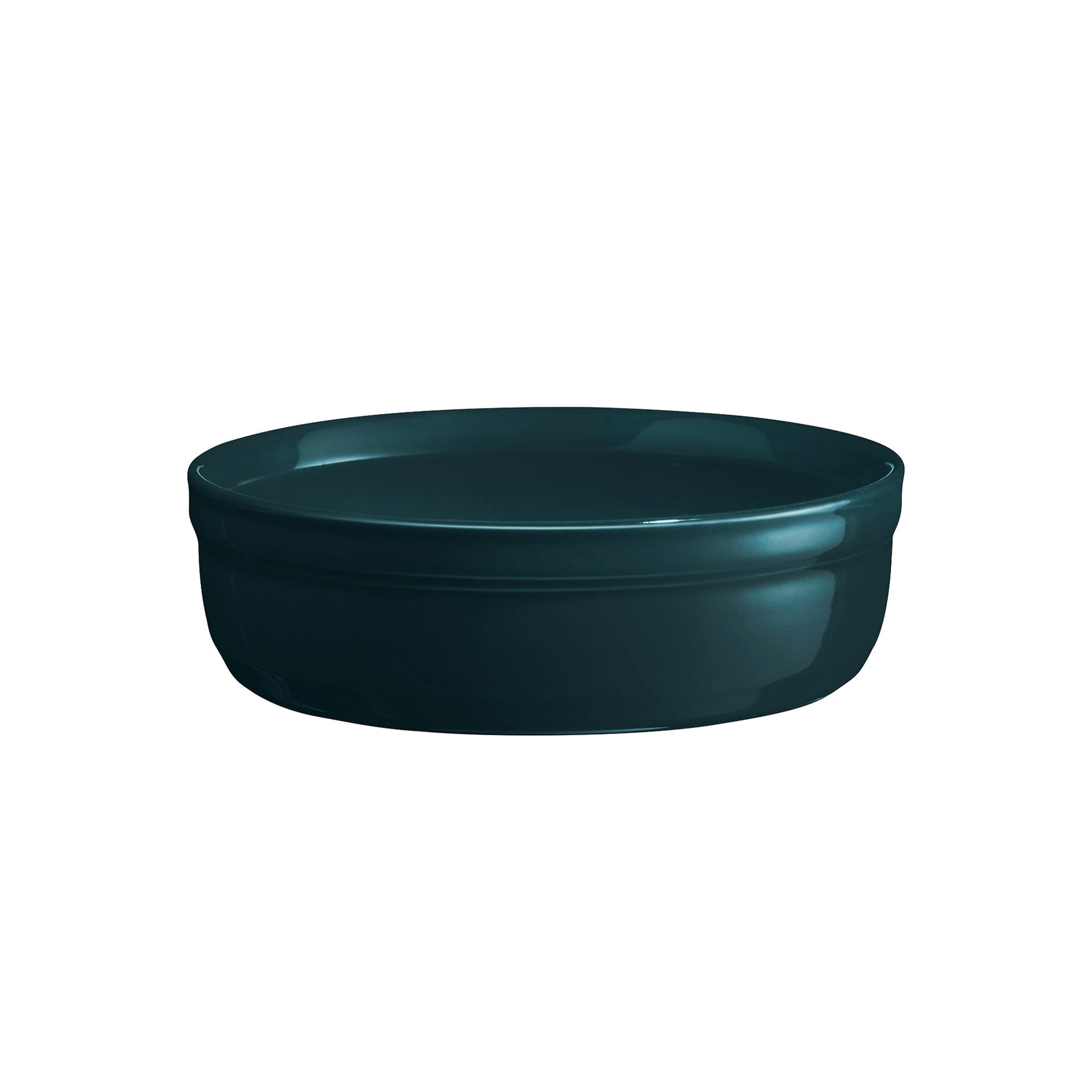 Emile Henry Dark Teal Creme Brulee Dish, 150ml