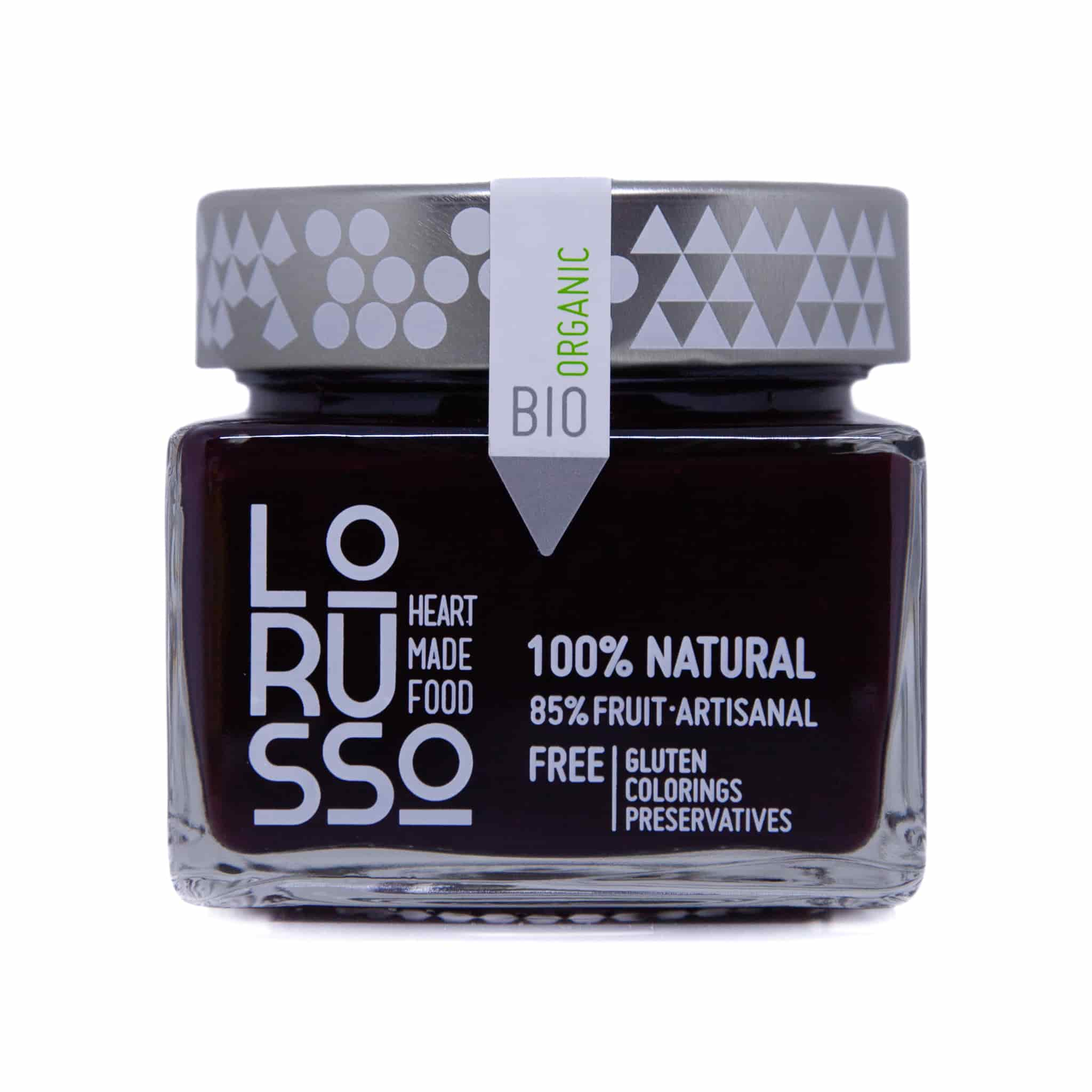 LoRUSSo Organic Artisanal Blackberry Jam, 305g