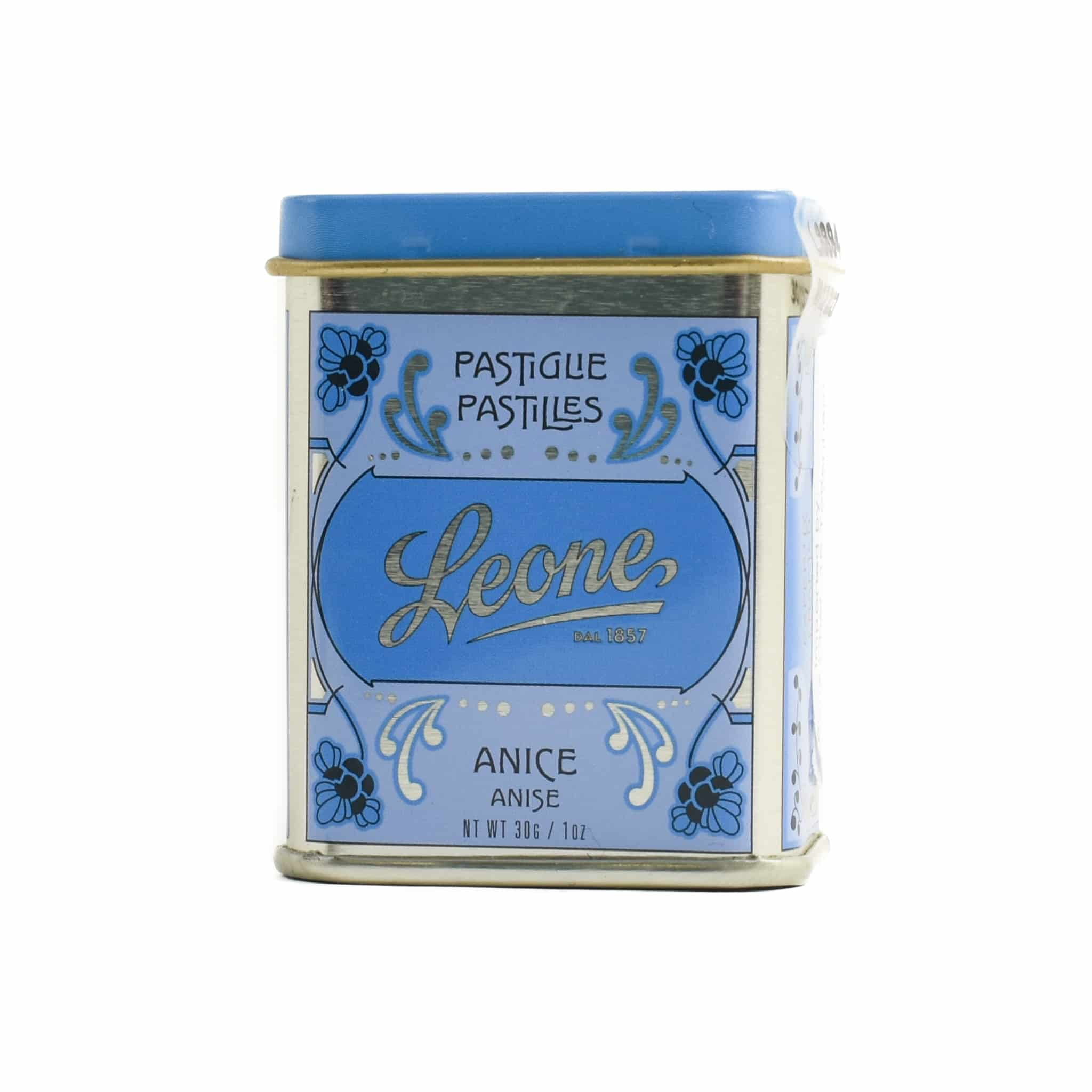 Leone Anise Pastilles in Metal Tin, 30g