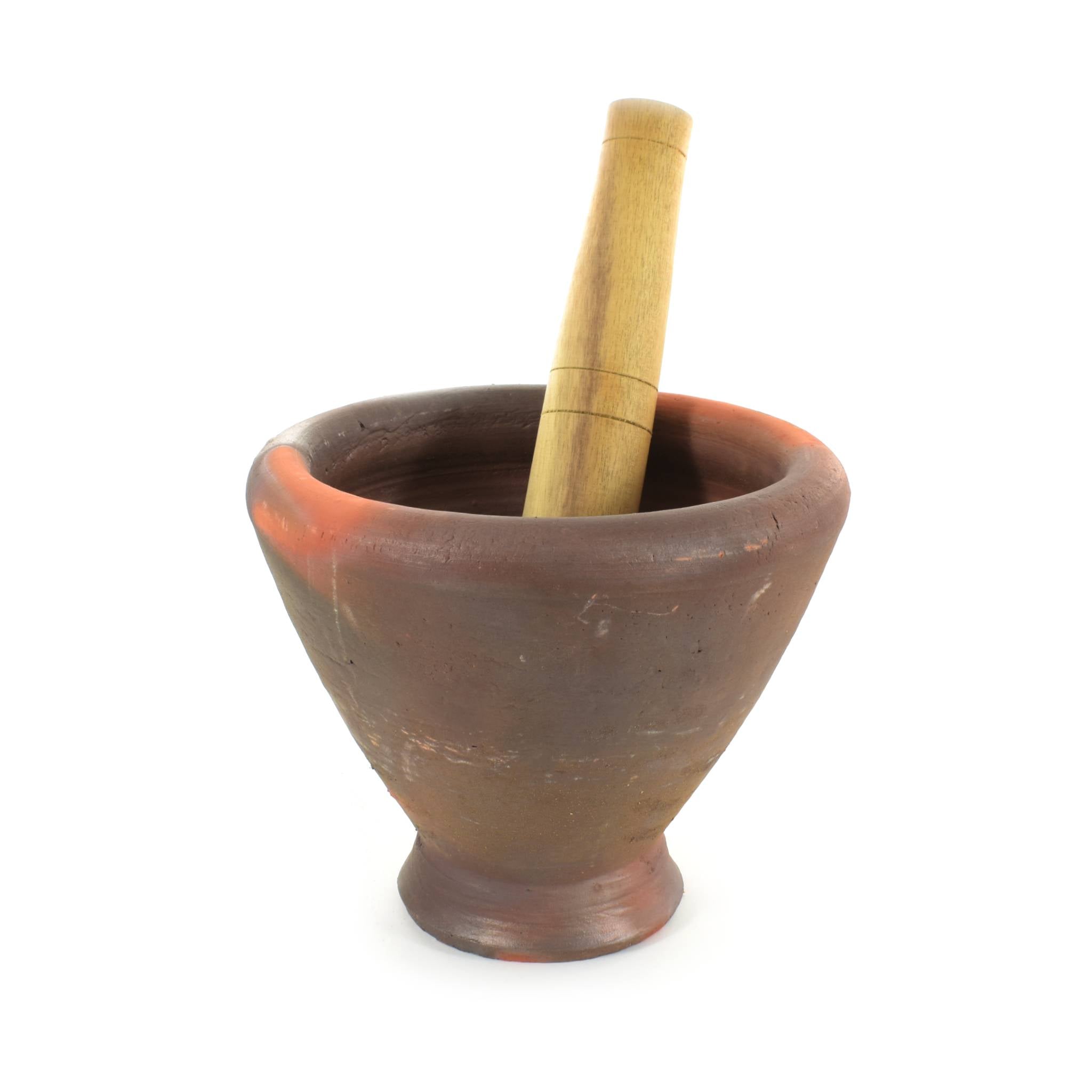 Clay Mortar & Pestle - for Som Tum 9"