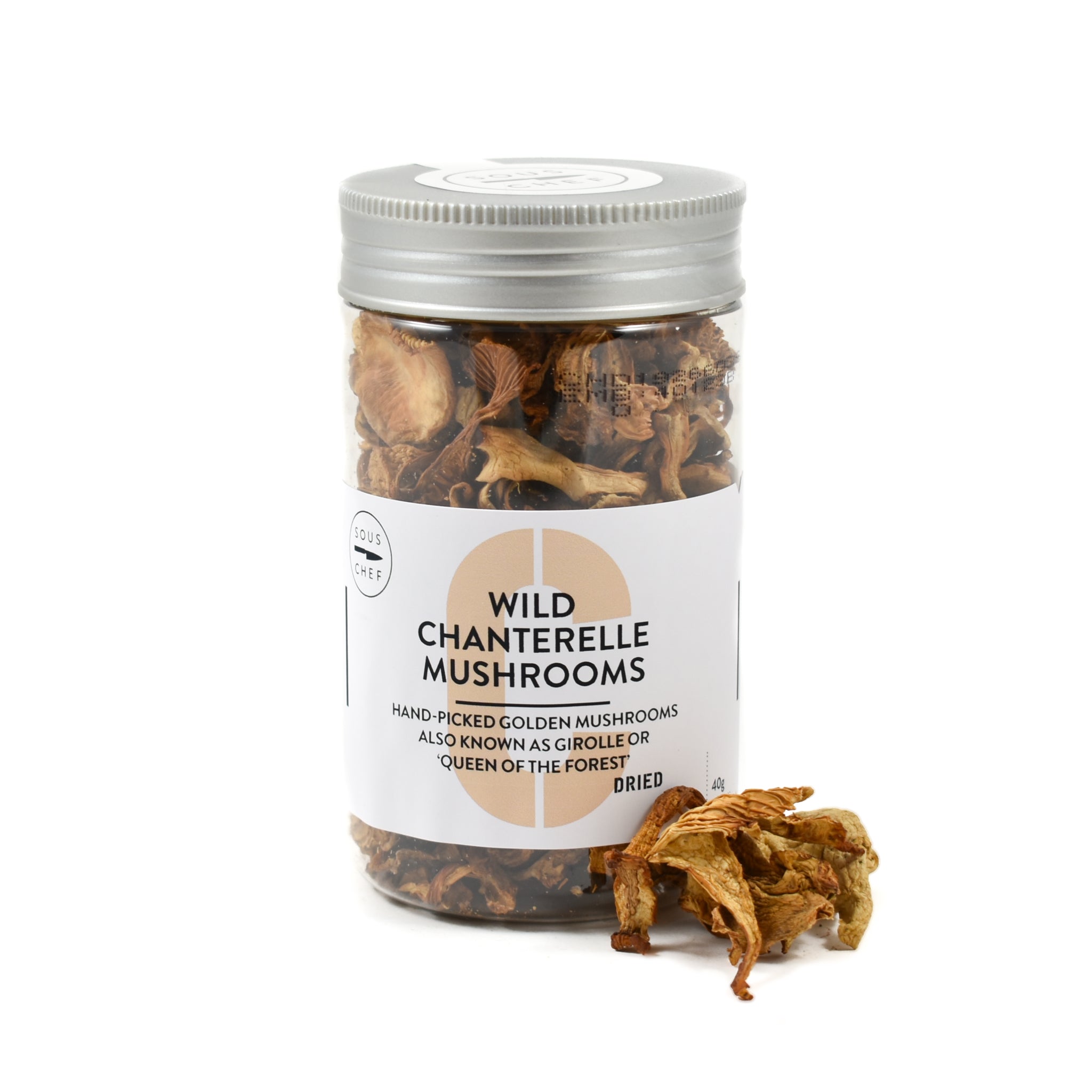 Sous Chef Dried Wild Chanterelle Mushrooms 40g