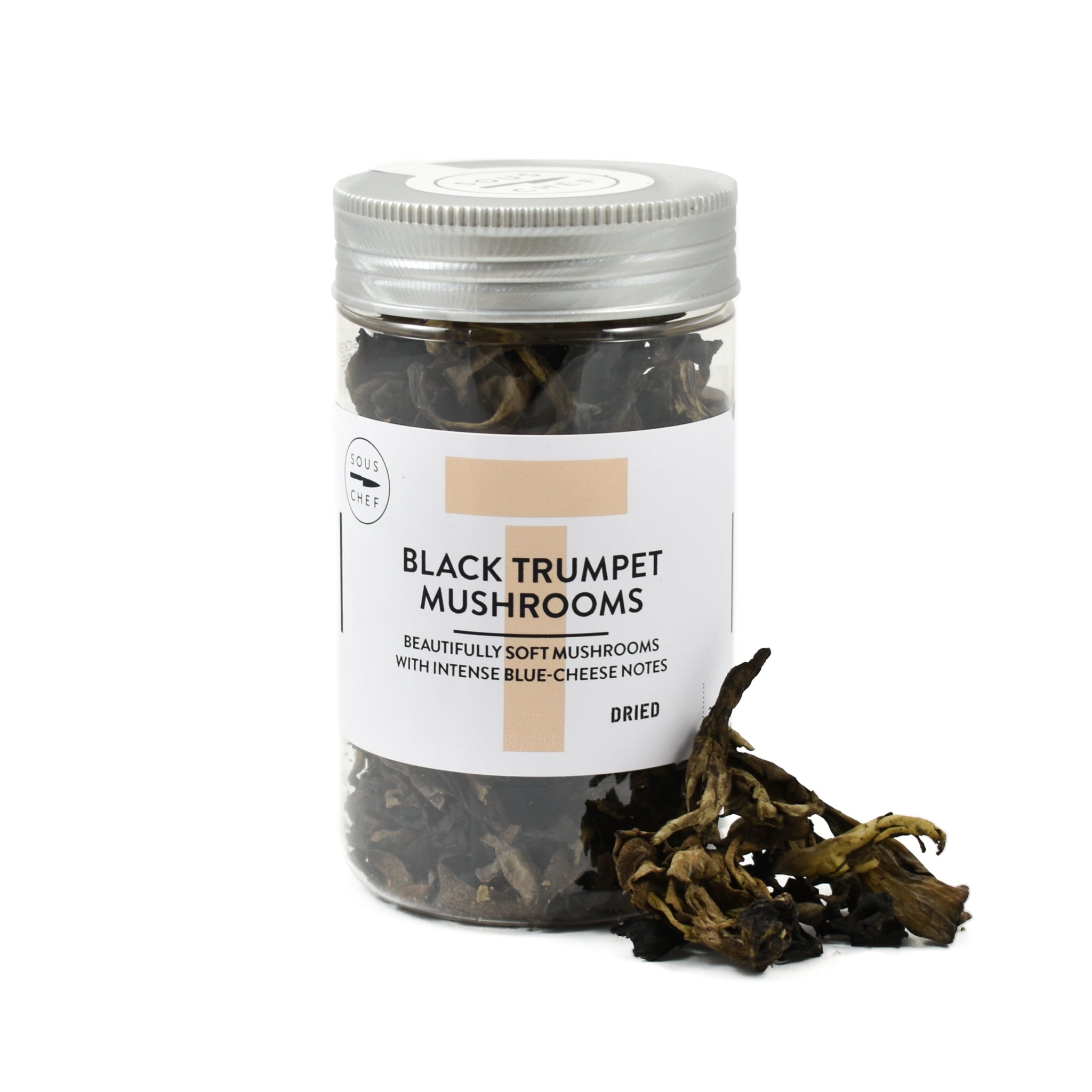 Sous Chef Dried Wild Black Trumpet Mushrooms 30g