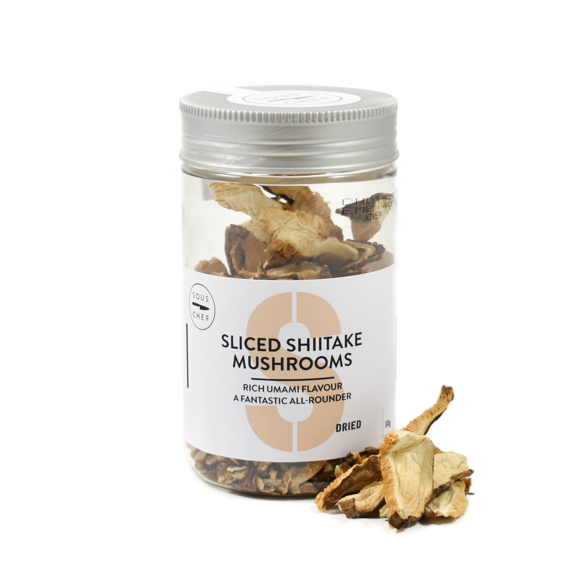 Sous Chef Dried Sliced Shiitake Mushrooms 30g