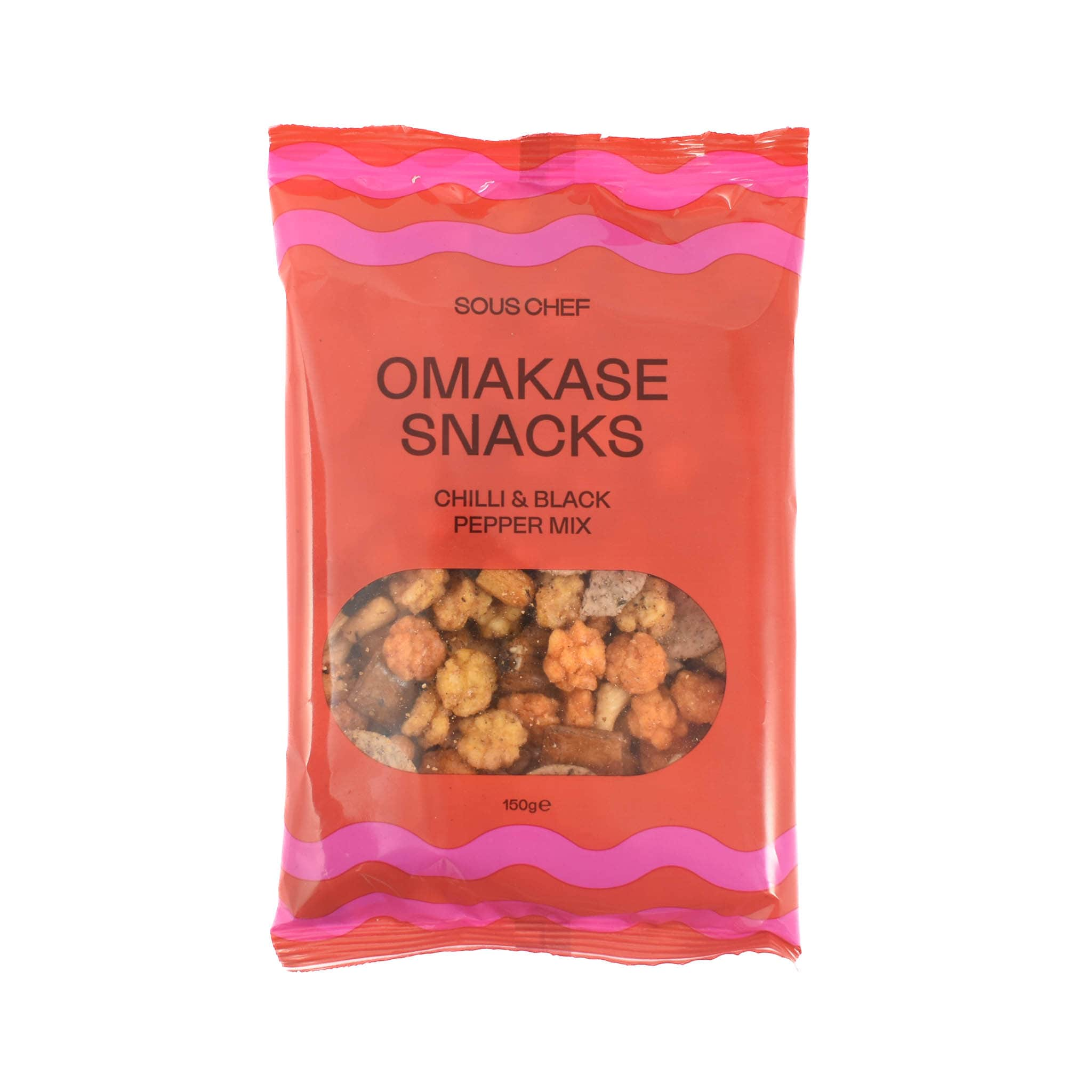 Sous Chef Omakase Snacks - Black Pepper & Chilli, 150g