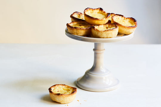 Tonka Bean Custard Tarts