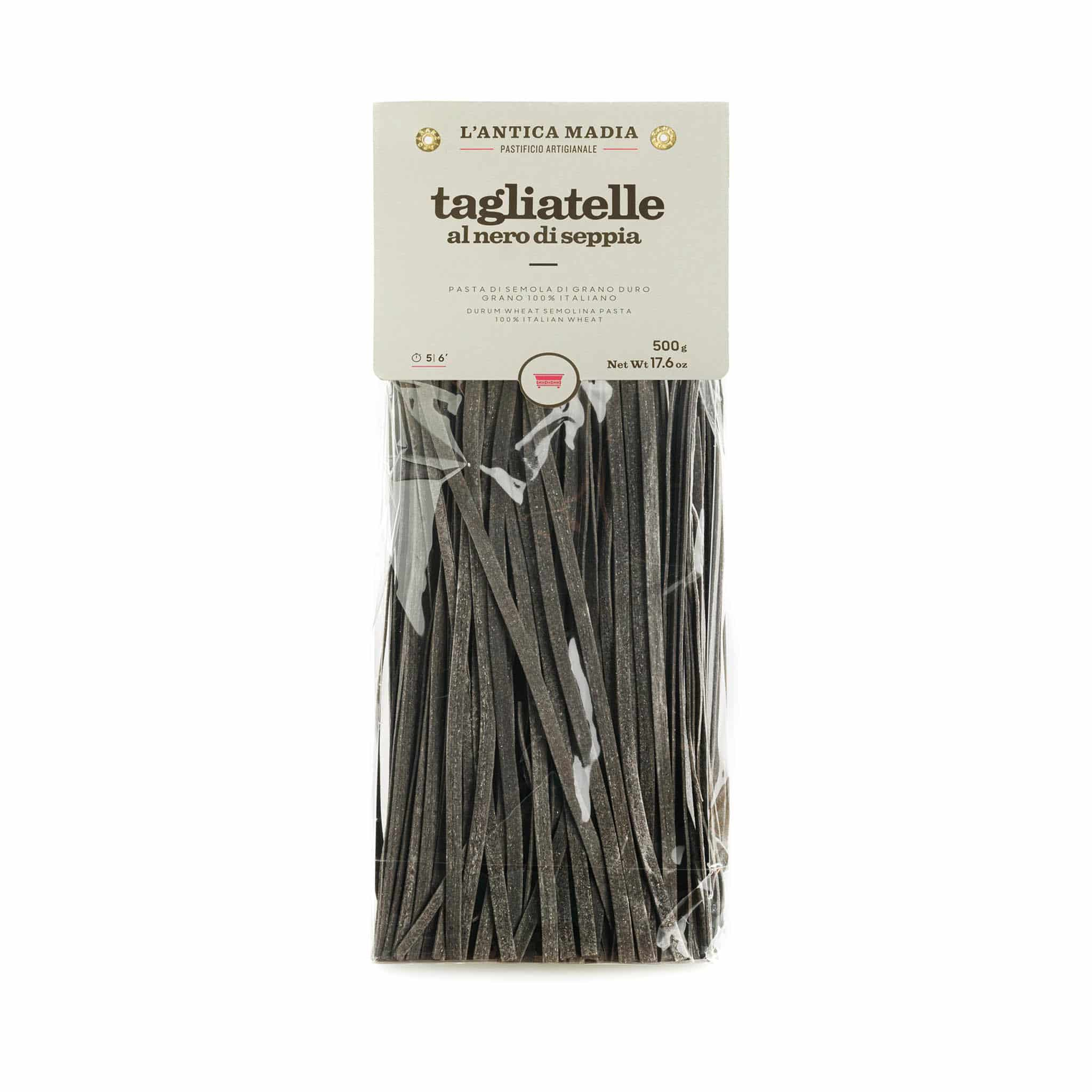 Pasta L'Antica Black Squid Ink Tagliatelle, 500g