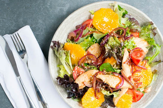 Warm Chicken & Orange Salad Recipe