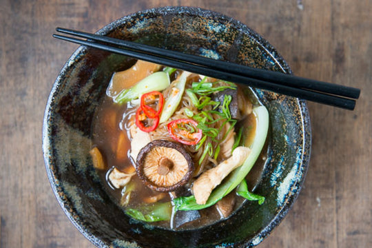 Umami-Rich Chicken Shirataki Noodle Soup Recipe