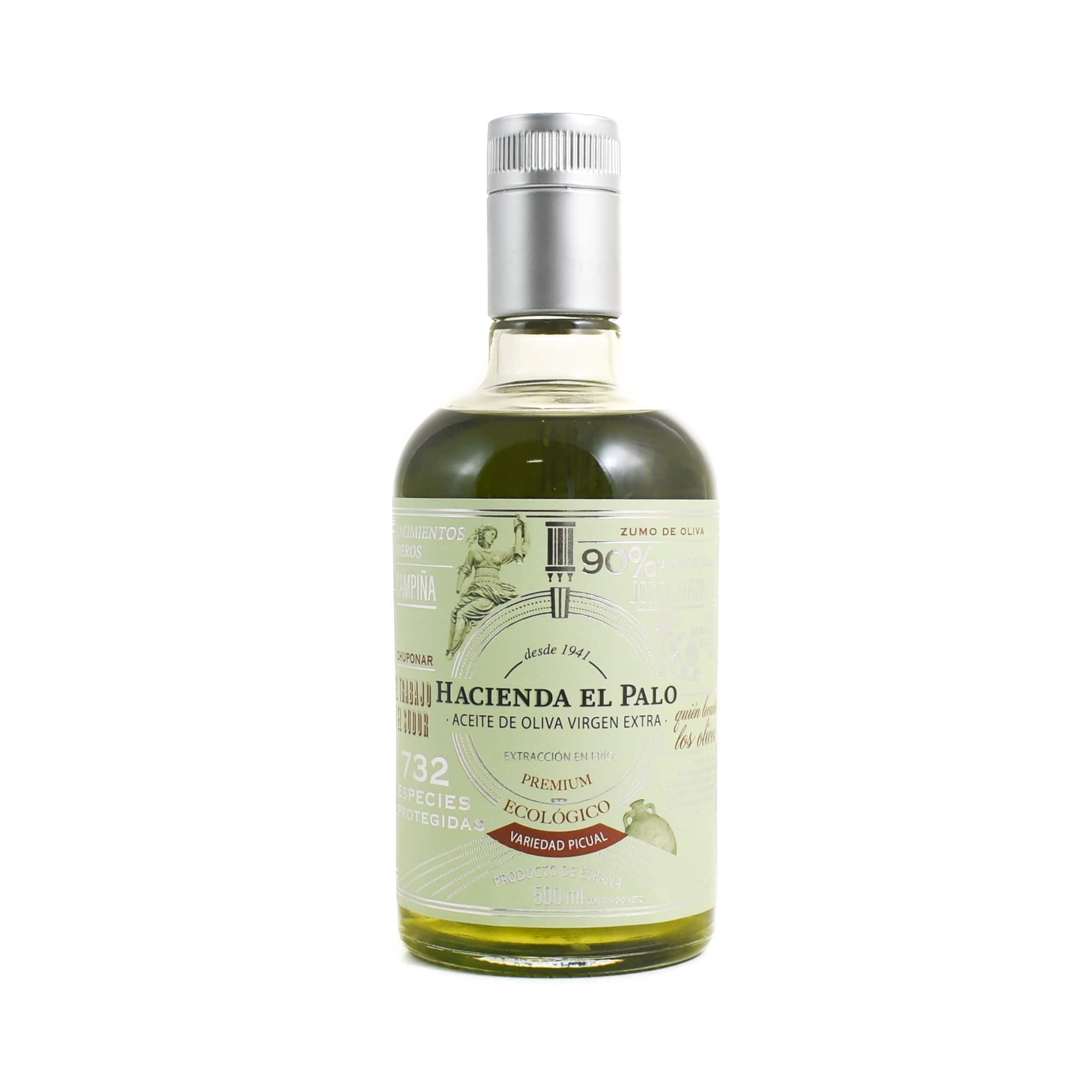 Hacienda el Palo Premium Picual Ecological Extra Virgin Olive Oil, 500ml