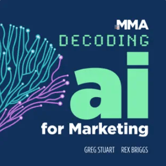 Decoding AI for Marketing Podcast Logo 2024