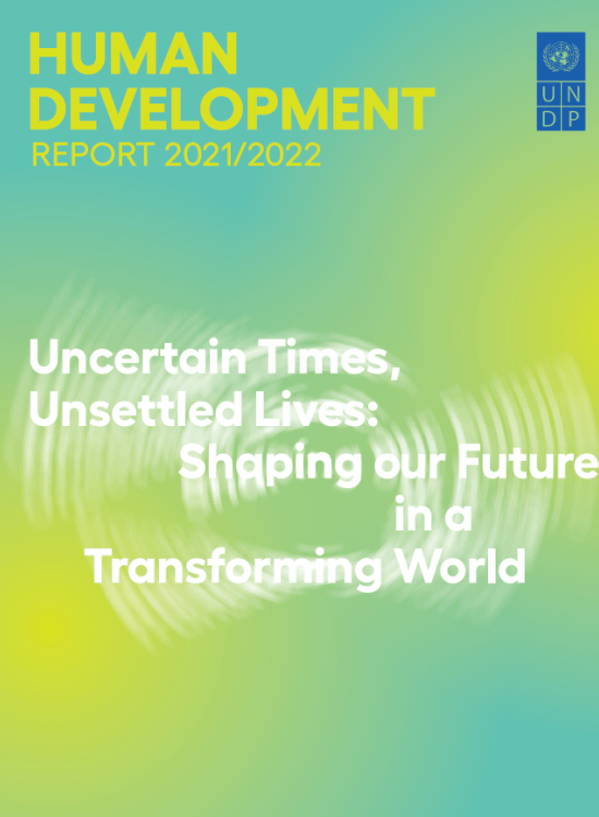 Human Development Report Cover 2021-2022