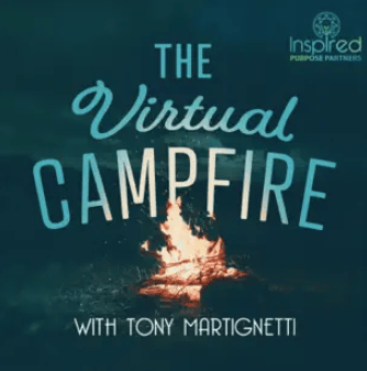 The Virtual Campfire Podcast Logo 2023